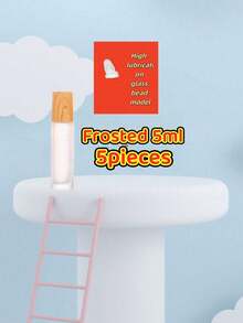 Chai lăn 5ml & 10ml bằng thủy tinh mờ, nắp vân gỗ, dùng đựng mỹ phẩm, tinh dầu, nước hoa, đồ du lịch, bán chạy giá rẻ. - Màu Khaki - Xem 16