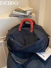 Dedoo Bolsa Tote Feminina 2026, Bolsa de Viagem de Grande Capacidade, Bolsa de Bagagem de Alta Qualidade com Separação Seca e Úmida, Bolsa Esportiva e de Academia, Bolsa Duffle, Bolsa de Viagem, Organizador de Viagem, Essenciais de Cruzeiro, Essenciais de Férias, Itens Essenciais de Viagem para Homens e Mulheres - Preto - Visão 2