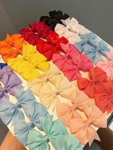 4/20/30/40pcs Mixed Color Butterfly Hair Clips, Cute Korean Style Fashion Hair Accessories, Suitable For Daily Wear, Back To School Season