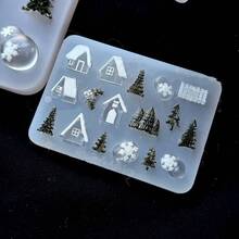 Christmas Tree Resin Casting Mold, Silicone Mold Accessories, Resin Liquid Mold, Resin Keychain Silicone Mold, Resin Mold - Silicone - View 6