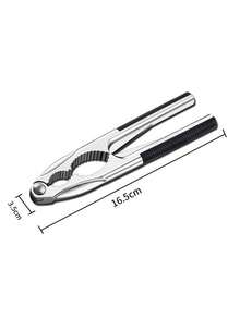 1pc Stainless Steel Nut Cracker, Thickened Clamp, Almond/Walnut/Pine Nut Crusher, Nutshell Opener, Plier Tool