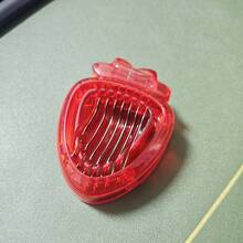 1pc Stainless Steel Strawberry Slicer, Multipurpose Fruit Divider, Banana Egg Tomato Cutter Kitchen Tool - Strawberry Slicer - View 8