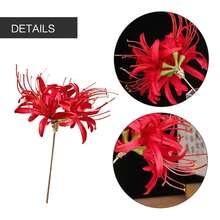 Lycoris Radiata Hair Stick,Red Spider Lily Hair Pin Japanese Hair Styling Pin Realistic Flower Hairpin Hair Accessories Bridal Wedding Party Cosplay Decorationsvalentine's Day XXJI - 1 - 查看 2