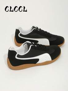 2026 New Women Flat Casual Sneakers - Black - View 2