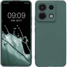 Carcasa Compatible con Xiaomi Redmi Note 13 Pro 5G / Poco X6 5G Funda - con Bordes elevados - Apto Carga inalámbrica - Azul Verdoso Mate,38213169 - Dorado - Ver 1