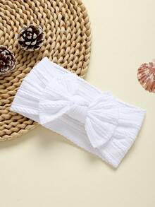 5条/包 多色印花蝴蝶结婴儿发带，超级可爱时尚，宽版设计保护囟门，轻盈透气，四季皆宜，非常适合拍照、送礼、休闲、居家、度假、运动、复古、优雅、可爱等场合。 - 彩色 - 查看 8