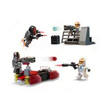 LEGO Bộ xếp hình Star Wars The Mandalorian: Cuộc bao vây, bao gồm 4 nhân vật nhỏ, phù hợp cho bé trai và bé gái, bộ đồ chơi nhập vai Mandalorian, dành cho trẻ từ 6 tuổi trở lên, quà tặng sinh nhật - 75449 - 75449 - Xem 8