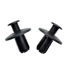 100颗黑色塑料铆钉 - 8毫米黑色塑料铆钉，坚固耐用，适用于汽车保险杠和维修 - 适用于大多数车型，汽车零部件铆钉紧固件，辅助挂钩 - 彩色 - 查看 6