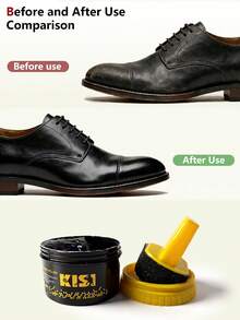 KISI Polonês para Sapatos com Escova Pequena - Reparo Preciso e Restauração de Cor para Sapatos, Botas e Bolsas de Couro - Tamanho Portátil de Viagem, Polonês para Sapatos de Brilho Instantâneo, Sapatos, Escolhas de Primavera e Verão, Presentes para Damas de Honra, Quarto, Decoração de Quarto, Praia, Viagem, Para Homens, Para Mulheres, Férias, Dia da Mulher, Essenciais de Viagem, Lembranças de Casamento, Y2k, Quarto, Acessórios de Carro para Mulheres, Decoração de Cozinha, Casamento, Y2k, Festa - Preto - Visão 4