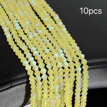 4mm Vibrant Faceted Glass Ball Beads | Sparkling Crystal Loose Beads | DIY Bracelet Necklace Phone Chain Jewelry Making Supplies | Handmade Craft Accessories - Spinel - View 66