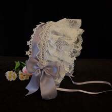 1件洛丽塔发箍，可爱百搭的蕾丝女仆蝴蝶结头饰，适合日常佩戴