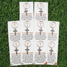 5/10件套十字架钥匙扣套装，带来好运钥匙扣套装，送给家人和朋友的好运礼物，祈祷礼物，附赠励志卡片[AB套装带卡片，C套装不带卡片] - 彩色 - 查看 7