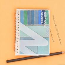 1pc/4pcs Multi-Functional Sticky Index Tabs Combination Notebook Spiral Coil Loose-Leaf Memo Pad, Office Essential, Also Suitable As Gift, Back To School Necessity