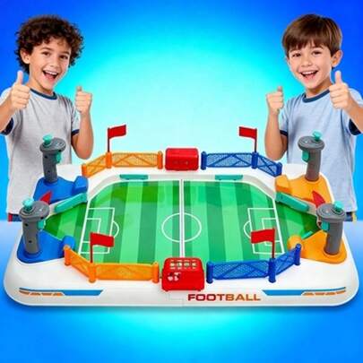 Mini Foosball Table Set For Kids 3-12 | Boys' Tabletop Soccer Game | Indoor Toy For Family Gatherings & Birthdays