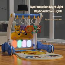 2-In-1 Baby Walker And Activity Gym - Extra Large Thick Multifunctional Early Education Toy With Lights And Music, Suitable For 6-18 Months Toddlers Learning To Walk - Multicolor - View 2