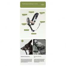 高品质狗嘴套（颜色随机）/ 单个嘴套 / 套装：经典款嘴套、项圈 - 彩色 - 查看 9