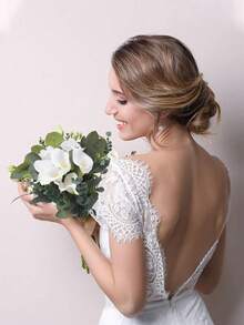 4pcs/10pcs Artificial Calla Lily Bouquet, Realistic Touch, Suitable For Wedding, Garden, Living Room, Bedroom, Dining Table, Office Decoration, Applicable For Winter And Spring Seasons (White), Can Be Used For Flower Arrangement, Thanksgiving