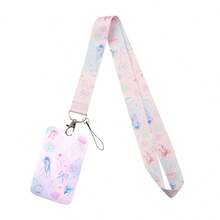 1 Set Minimalist Theme ID Card Holder - Lanyard Included - Suitable For Transit Card, ID Card, Name Card, Conference Pass, Nurse ID, School ID - Office & School Supplies - Multicolor - View 17