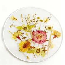 4pcs 2D Flat Acrylic Coasters Colorful Printed Coaster Wildflower Art Design Kitchen Decor Ideal Gift For Valentine's Day Perfect For Wedding Birthday Mother's Day Suitable For Table Restaurant Bar Home Decoration Year Round - Multicolor - View 17