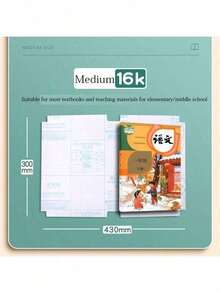 10pcs Pre-Cut Self-Adhesive Book Cover Film, Transparent Matte Waterproof Book Cover, Dust-Proof Book Jacket, Back To School Supplies, Random Pattern, Suitable For School Items, Back To School Season - Clear - View 3