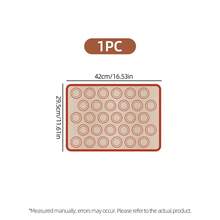 [1/2/4pcs Heat Resistant Silicone Baking Mats, Help You Easily Make Macarons With Consistent Size. Material For Direct Food Contact, Non-Stick And Easy To Clean, Ideal Assistant For Making Professional Desserts, Cookies And Other Delicacies.] - - - View 12