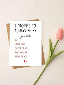 1 Thiệp Valentine lãng mạn - Với câu nói "Luôn bên cạnh em", lời nhắn nhủ yêu thương chân thành dành cho các cặp đôi, món quà hoàn hảo cho chồng, vợ, bạn trai, bạn gái, kèm phong bì. - nhiều màu - Xem 6