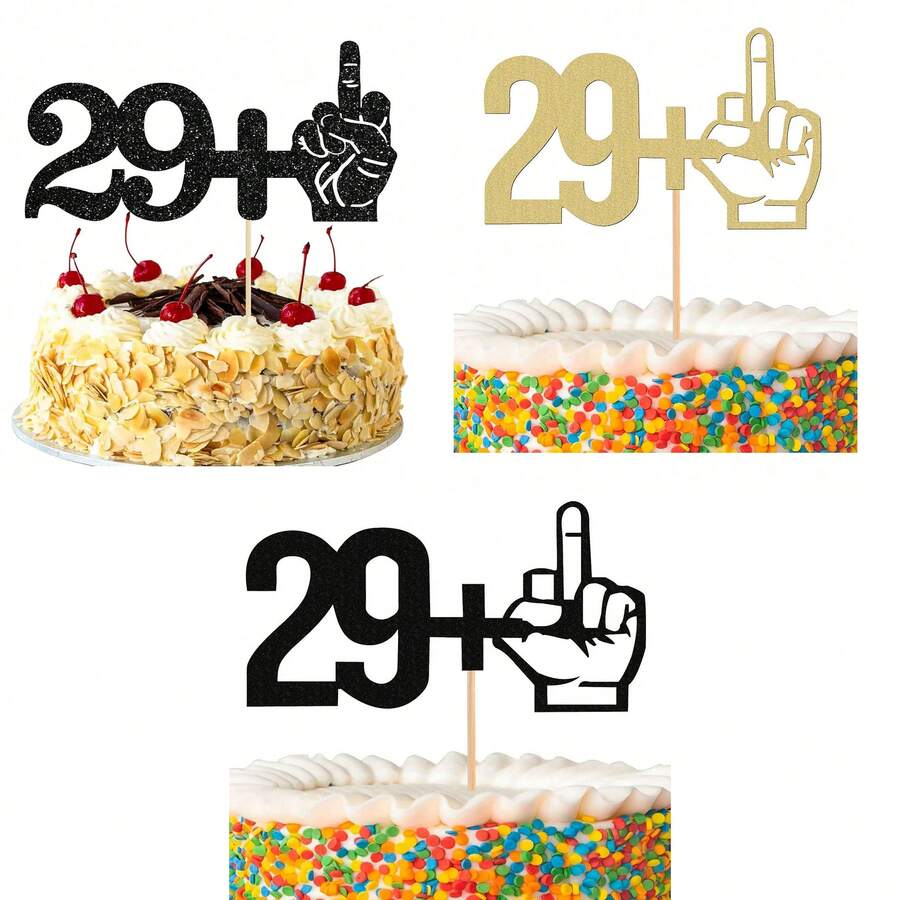 Decoración de pastel de 30 cumpleaños - Decoración de pastel de 30 cumpleaños, perfecto para fiesta de 30 cumpleaños, 30 aniversario o celebración de 30 cumpleaños - Multicolor - Ver 1