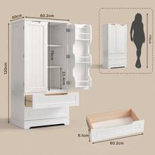 Bedroom Armoires - Wit - View 6