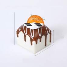 【蛋糕主题捏捏乐 | 立方体造型 | 慢回弹材质】柔软捏捏乐 | 按压回弹顺滑 - 缓解压力，释放怒气，超级满足的捏捏乐系列 - 超柔软慢回弹材质，回弹减压设计，便携式桌面摆件，节日礼物，生日礼物，完美礼物 - 彩色 - 查看 13