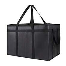 1pc Oversized Portable Insulated Bag, Reusable Kitchen Lunch Box, Suitable For Picnic, Commuting, Lunch, Carrying Foldable Car Storage Box, Heat & Cold Retention, Yard Picnic Supplies, Easy To Clean - Multicolor - View 8