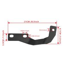 4Runner 2010-2022 A-Pillar Auxiliary Light Bracket, Engine Hood Mounted Auxiliary Bracket, Work Light Bracket