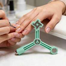 1pc 4-In-1 Triangle Windmill Star-Shaped Strong Cat Eye Magnet, Suitable For UV Gel Nail Polish, Reusable, Star Effect Magnetic Tool For DIY Cat Eye Nail Polish - Multicolor - View 3