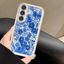Funda de Teléfono con Patrón Floral Azul Adecuada para Samsung Galaxy A03s/A10s/A13/A14/A15/A30/A20s/A22/A24/A25/A31/A32/A33/A34/A35/A50/A30s/A51/A52/A53/A54/A55/S20/S21/S22/S23/S24/S25/M15/M31/M34/M35/M54/M55, Funda Suave de Escalera Clásica en Blanco y Negro, Cubierta de Protección Completa, Elemento de Alta Gama a la Moda, Mejor Opción de Regalo, Accesorios Móviles, Accesorios Tecnológicos para Regalar, Funda de Cobertura Completa, Funda Protectora para Teléfono, Diseño de Escalera Celestial, Clásico Blanco y Negro, Material de Carcasa Suave, Propietarios de Autos Elegantes, Entusiastas de Accesorios Tecnológicos - Multicolor - Ver 6