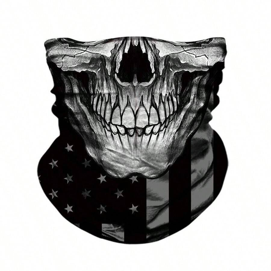 Face Mask Bandanas, Neck Gaiter, Headwear, Magic Scarf, Headband for dust Sun Wind - Skuu003 - Ver 1
