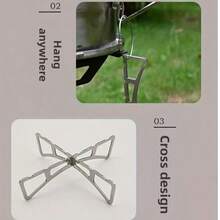 1 قطعة/3 قطع رف بخار فريد، رف بخار من الفولاذ المقاوم للصدأ، ملحق بخار للمطبخ، مناسب لقدر الهواء الساخن، الإناء، قدر الضغط، صينية الكيك المستديرة، الفرن، شواية التبريد والبخار من الفولاذ المقاوم للصدأ - متعدد الألوان - مشاهدة 10