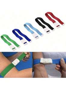 Comfortable ABS Strap For Outdoor Use, Elastic Band With Buckle Closure, One Person Can Easily Use It Alone, With A Portable Emergency Compression Band, Practical For Home Use And Travel, Suitable For Outdoor Sports - Multicolor - View 1