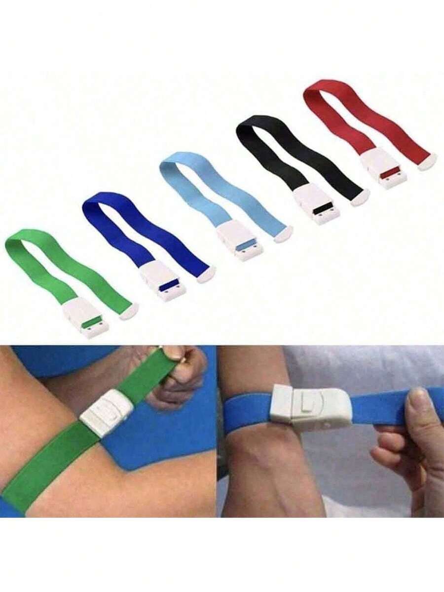 Comfortable ABS Strap For Outdoor Use, Elastic Band With Buckle Closure, One Person Can Easily Use It Alone, With A Portable Emergency Compression Band, Practical For Home Use And Travel, Suitable For Outdoor Sports - Multicolor - View 1