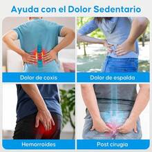 CYPNCojines para SillasCojín de Asiento de Dona Cojin para Coxis y Ciatica Lumbar Cojín de Espuma Memoria para Mejorar Postura y Reducir Dolores de Espalda Cojín para Asiento de Coche y OficinaFashion - 219619413 - Ver 7