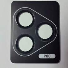 适用于华为 Pura 70/70 Pro/70 Pro+/70 Ultra/80/80 Pro/80 Pro+ 的合金相机镜头保护膜，防眩光夜视超薄鹰眼设计，易于安装，适合户外摄影，时尚相机设计，钢化玻璃保护壳，相机镜头保护套，时尚手机壳，时尚相机配件，防刮保护套，春季礼物 - 彩色 - 查看 14