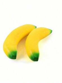 1个西瓜造型挤压玩具，透气，可揉捏，趣味十足，慢回弹，创意十足，最佳桌面减压玩具 - 香蕉 - 查看 5