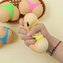 1/3pcs 2026 New Arrival Realistic Butt Squeeze Toy, Slow Rebound Prank Stress Reliever, Funny Novelty Gift, Birthday Gift, Prank Gift, Surprise Gift - Multicolor - View 3