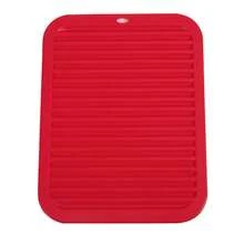 1pc Silicone Heat Resistant Mat, Soft & Foldable, Waterproof & Oil-Proof, Tabletop Trivet, Multi-Functional Vegetable & Fruit Silicone Drain Mat, Easy To Clean, Dining Table Coaster - Multicolor - View 9