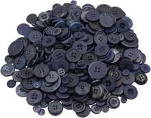 Lilaly 300pcs Pcs Strange Shape Resion Buttons For Crafts, 4 Holes Assorted Sizes Resin Buttons, For Crafting, Arts, DIY, Decoration, Sewing (Strange Shape) - ColorX - View 1