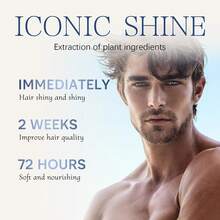 1 Unidad Crema Reparadora Capilar Masculina, Elimina Frizz y Suaviza Fibra Capilar, Cuidado Diario Sin Grasitud, Adecuada para Todo Tipo de Cabello de Hombre - Crema de lactancia - Ver 8