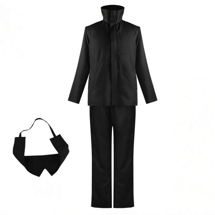 Men Cosplay Clothing - Black - View 1