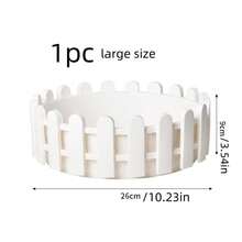 2pcs Geometric Plastic Planter With Trellis Design - Lightweight Rectangular Indoor/Outdoor Decor Planter For Succulents, Herbs, Flowers - Modern Farmhouse Style Home Gardening Decor (Plants Not Included) - Multicolor - View 11