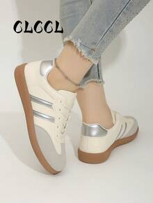 2026 New Women Flat Casual Sneakers - Beige - View 7