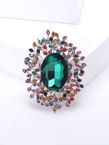 Luxury Crystal Glass Brooches - Rhinestone Pins For Women Unisex Casual Party Jewelry Accessories / Friends Gifts Badges Decoration - Crystal Glass - View 18