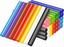 Manarty Colored Hot Glue Stick, 48 PCS 027" Dia X 4" Long Mini Hot Melt Glue Sticks Colored, Adhesive EVA Glue Sticks For Sealing Repairing Stamp DIY Art Handmade Car Craft Decoration Office Project - ColorC - View 1