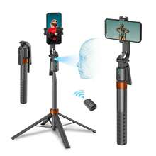 2-In-1 AI Face Tracking Gimbal & 70-Inch Extendable Bluetooth Selfie Stick. Stabilizer Tripod With 360° Adjustable Phone Holder, Suitable For Live Streaming And Photography